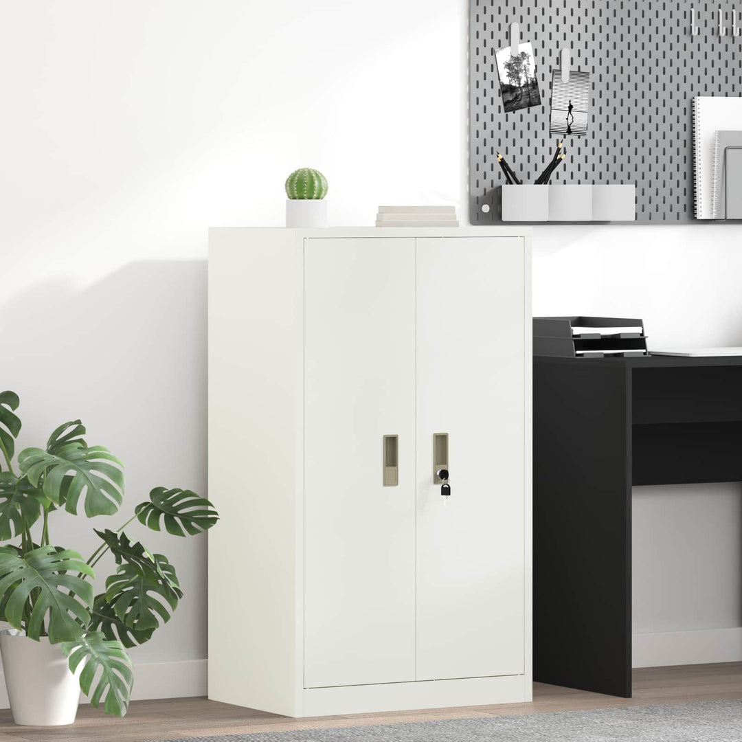 Opbevaringsskab Hvid 60 x 40 x 105 cm Stål