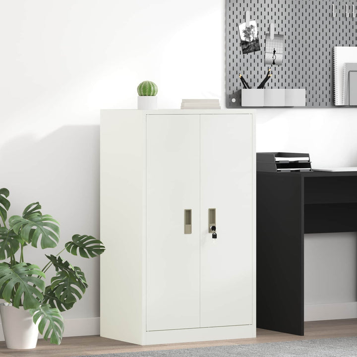 Opbevaringsskab Hvid 60 x 40 x 105 cm Stål