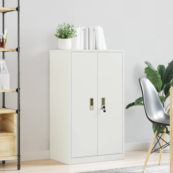 Opbevaringsskab Hvid 60 x 40 x 105 cm Stål