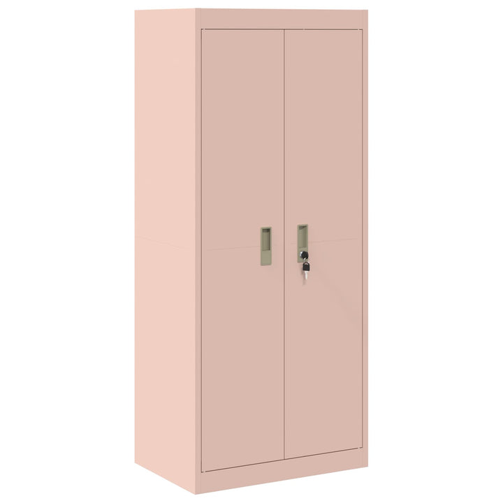 Opbevaringsskab Lyserød 60 x 40 x 140 cm Stål