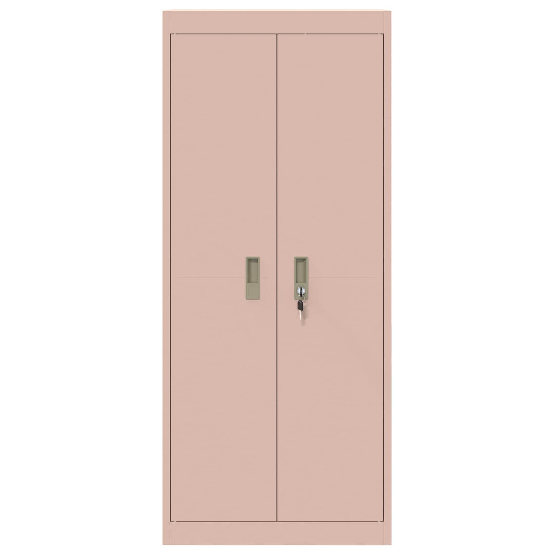 Opbevaringsskab Lyserød 60 x 40 x 140 cm Stål