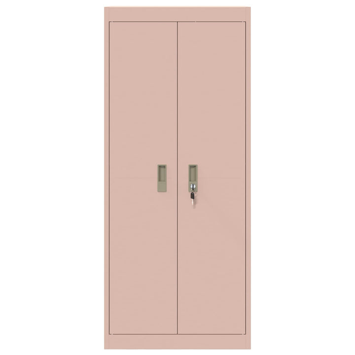 Opbevaringsskab Lyserød 60 x 40 x 140 cm Stål