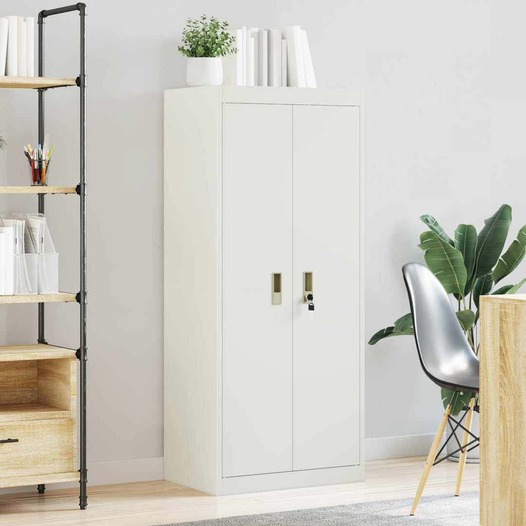 Opbevaringsskab Hvid 60 x 40 x 140 cm Stål