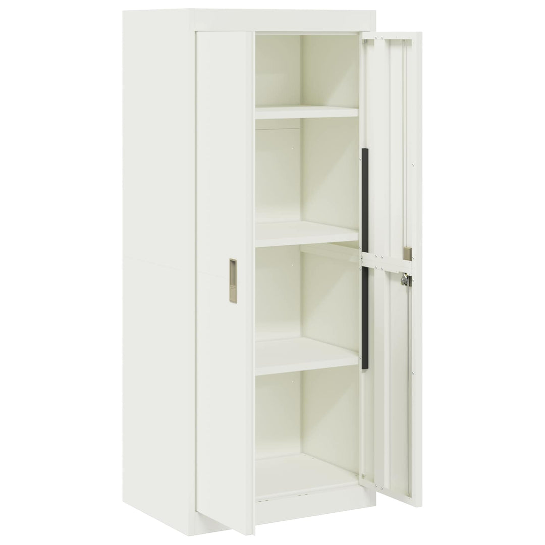 Opbevaringsskab Hvid 60 x 40 x 140 cm Stål
