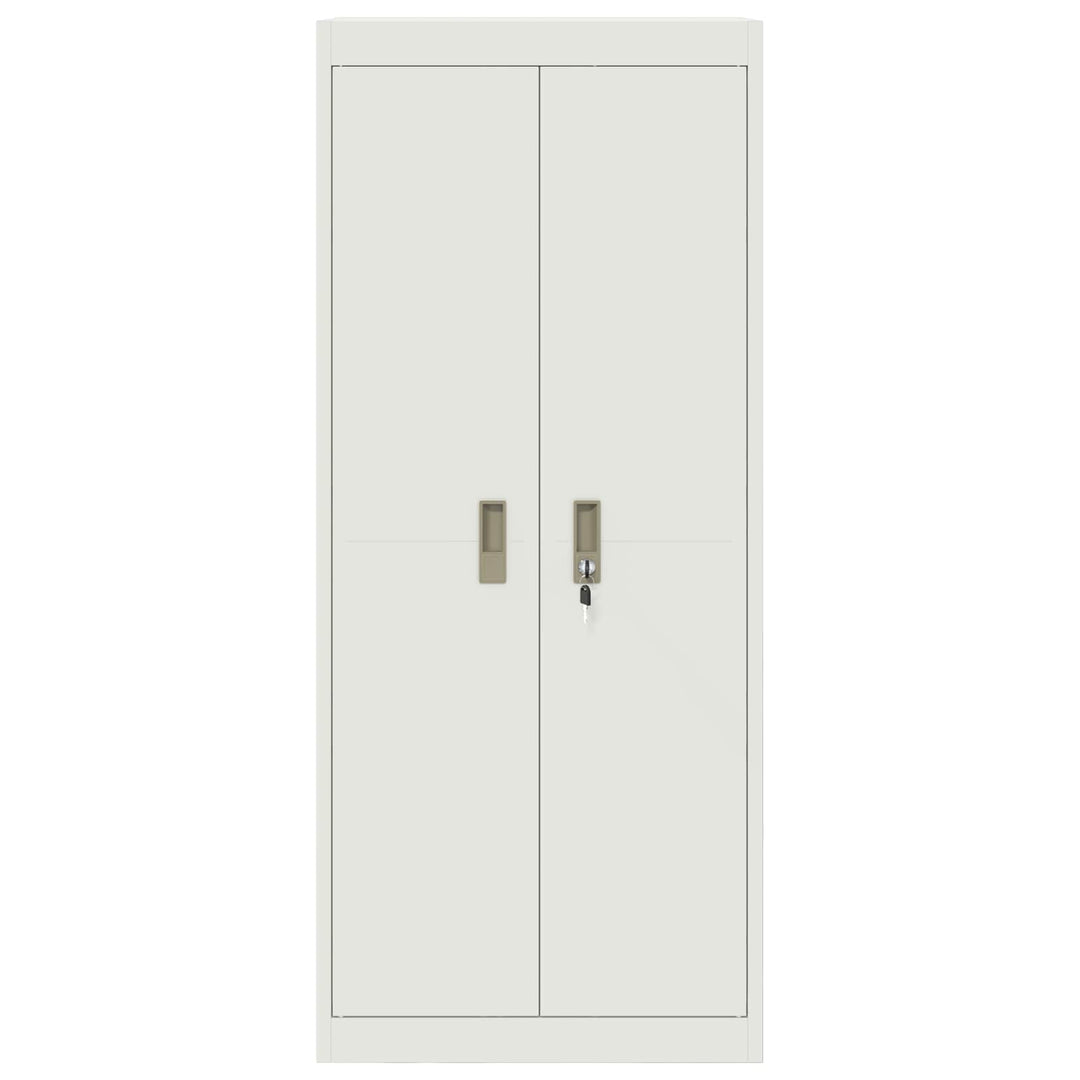 Opbevaringsskab Hvid 60 x 40 x 140 cm Stål