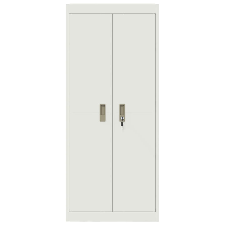 Opbevaringsskab Hvid 60 x 40 x 140 cm Stål