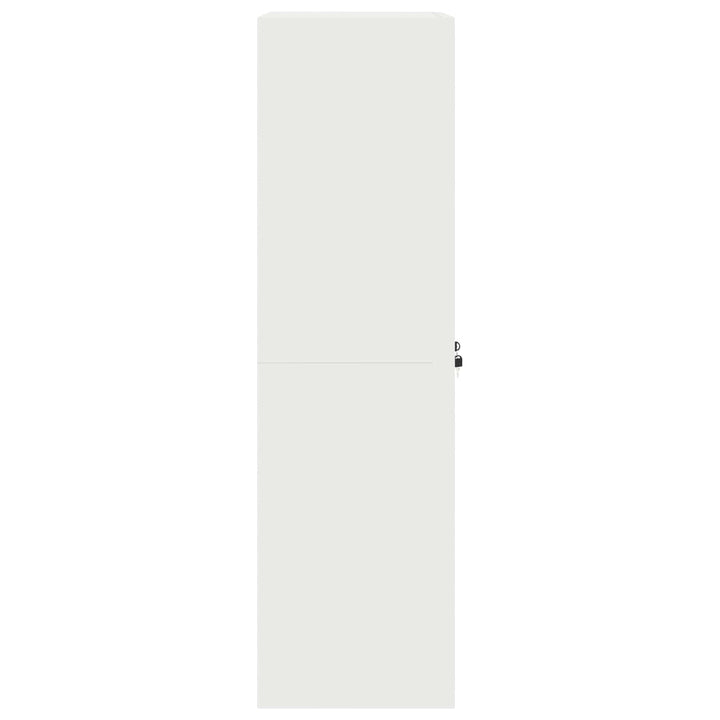 Opbevaringsskab Hvid 60 x 40 x 140 cm Stål
