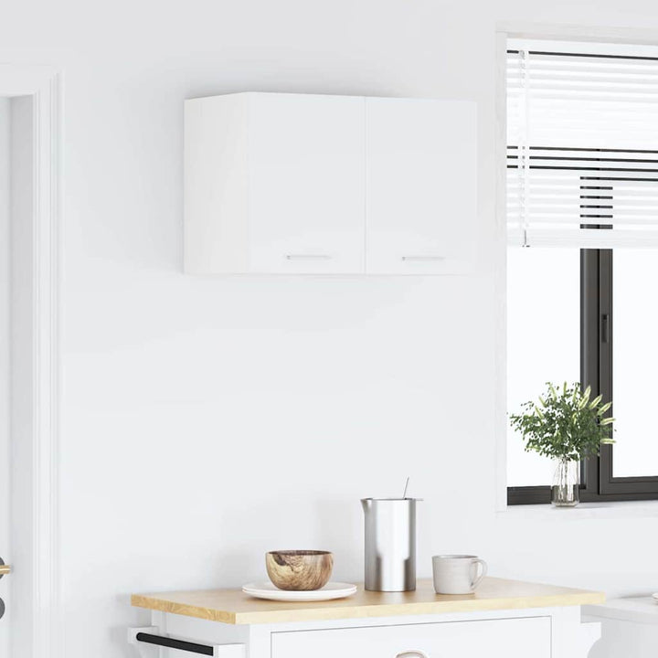Hængeskab med dør 2 pcs Hvid 30 x 31 x 40 cm Konstrueret træ