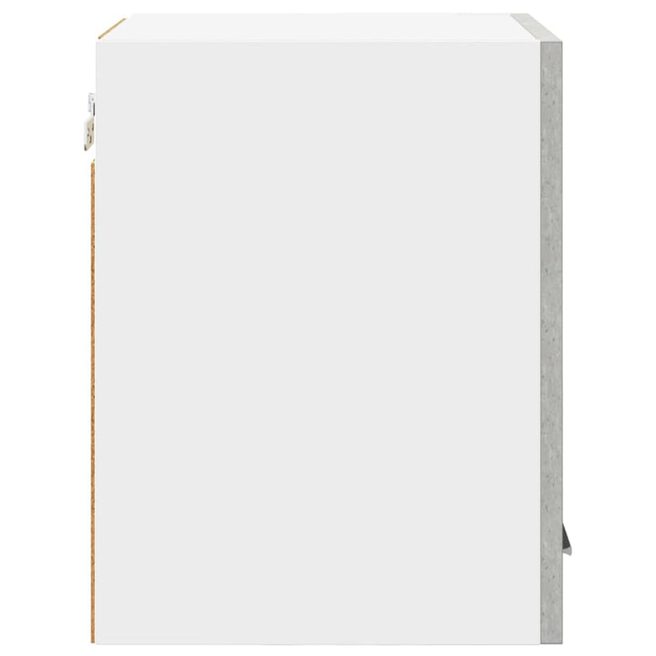 Hængeskab Beton grå og hvid 30 x 31 x 40 cm Konstrueret træ