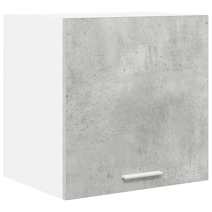 Hængeskab med dør 2 pcs Beton grå og hvid 40 x 31 x 40 cm