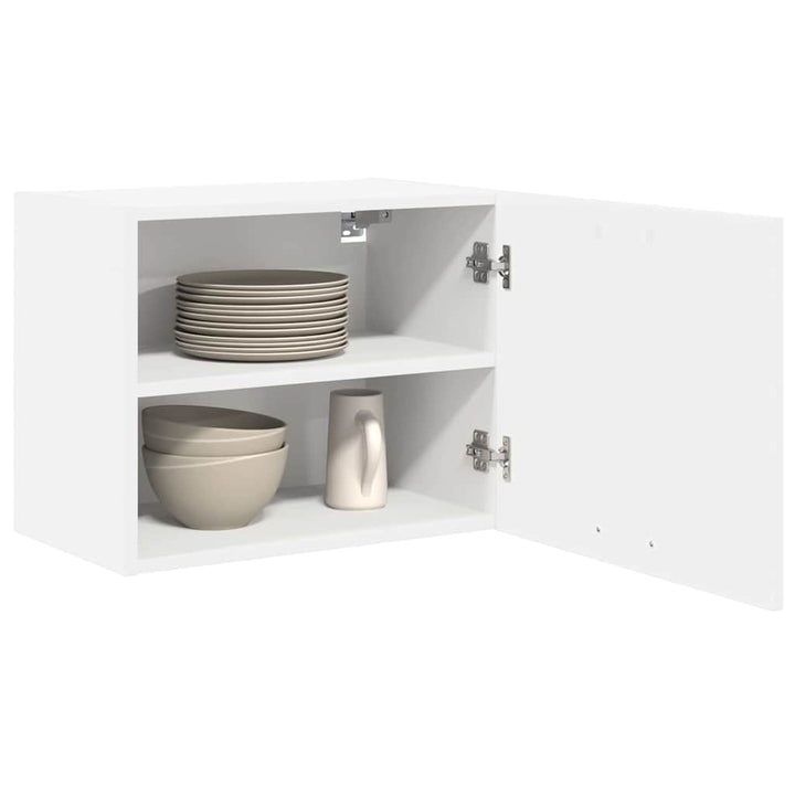 Hængeskab med dør 2 pcs Hvid 50 x 31 x 40 cm Konstrueret træ