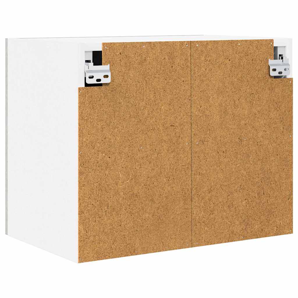 Hængeskab Beton grå og hvid 50 x 31 x 40 cm Konstrueret træ