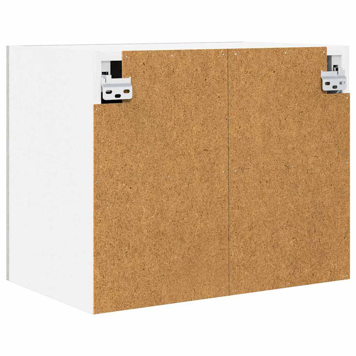Hængeskab Beton grå og hvid 50 x 31 x 40 cm Konstrueret træ