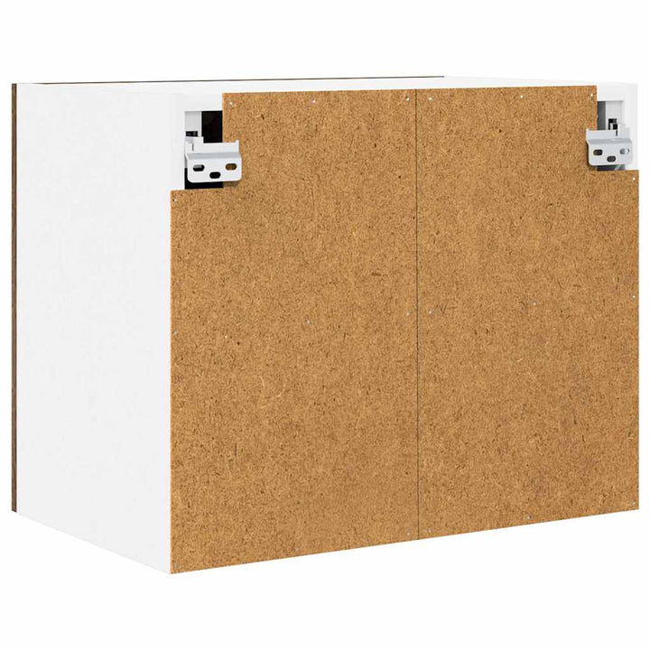 Hængeskab Røget Eg og Hvid 50 x 31 x 40 cm Konstrueret træ
