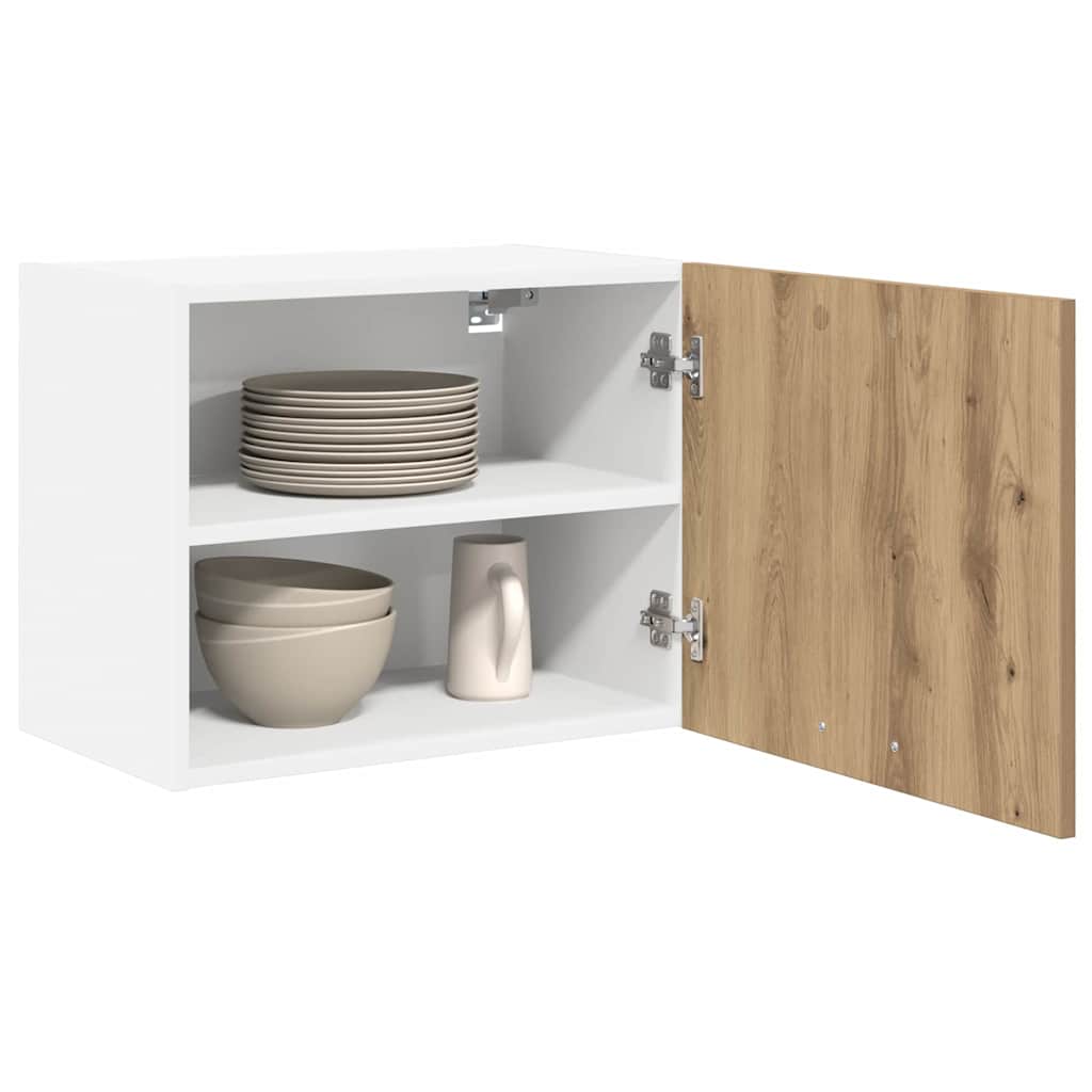 Hængeskab Artisan eg og hvid 50 x 31 x 40 cm Konstrueret træ