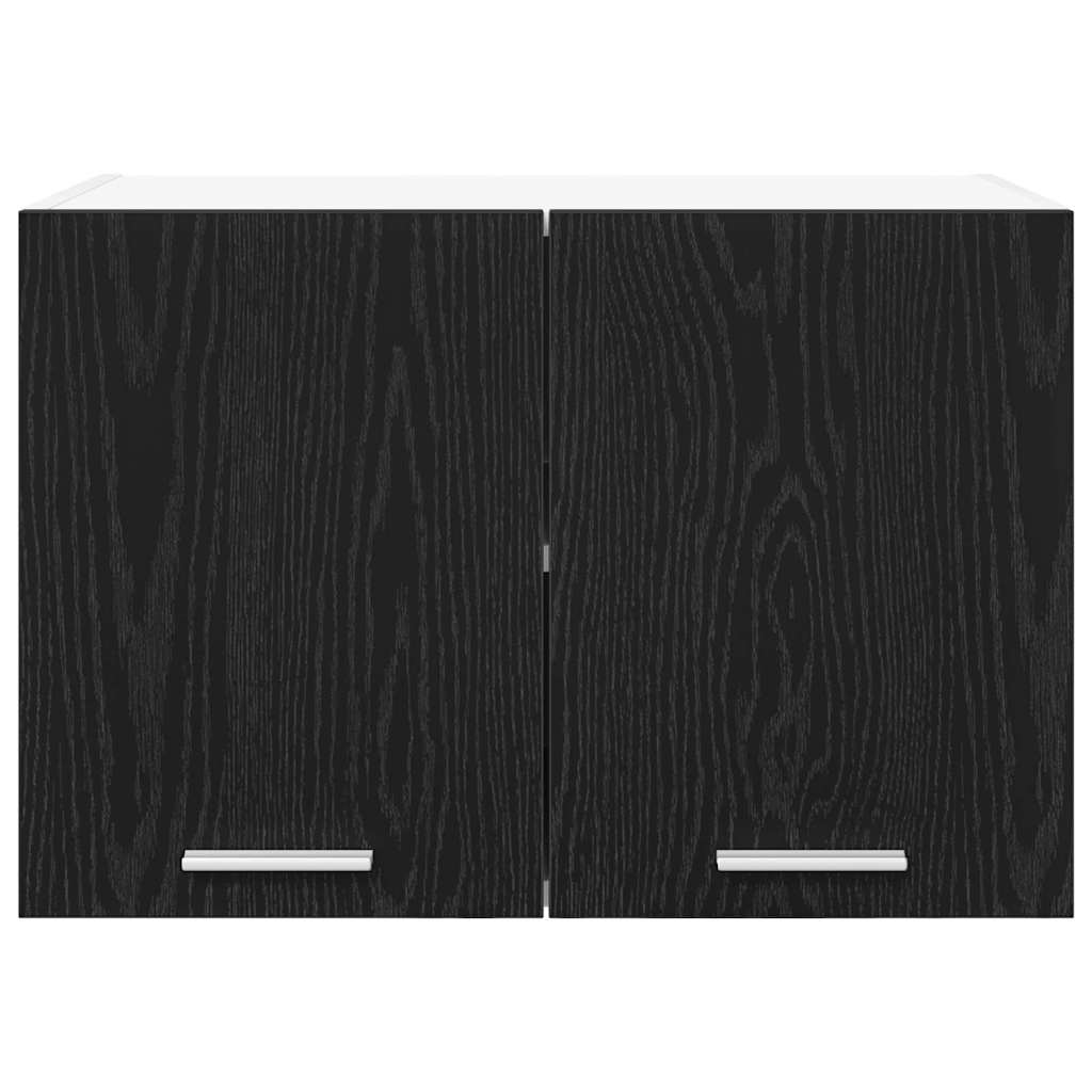 Hængeskab Sort Eg og Hvid 60 x 31 x 40 cm Konstrueret træ