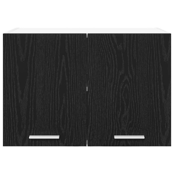 Hængeskab Sort Eg og Hvid 60 x 31 x 40 cm Konstrueret træ