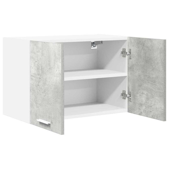 Hængeskab Beton grå og hvid 60 x 31 x 40 cm Konstrueret træ