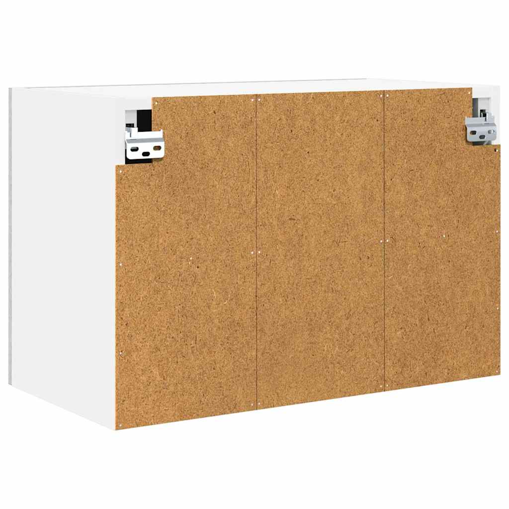 Hængeskab Beton grå og hvid 60 x 31 x 40 cm Konstrueret træ