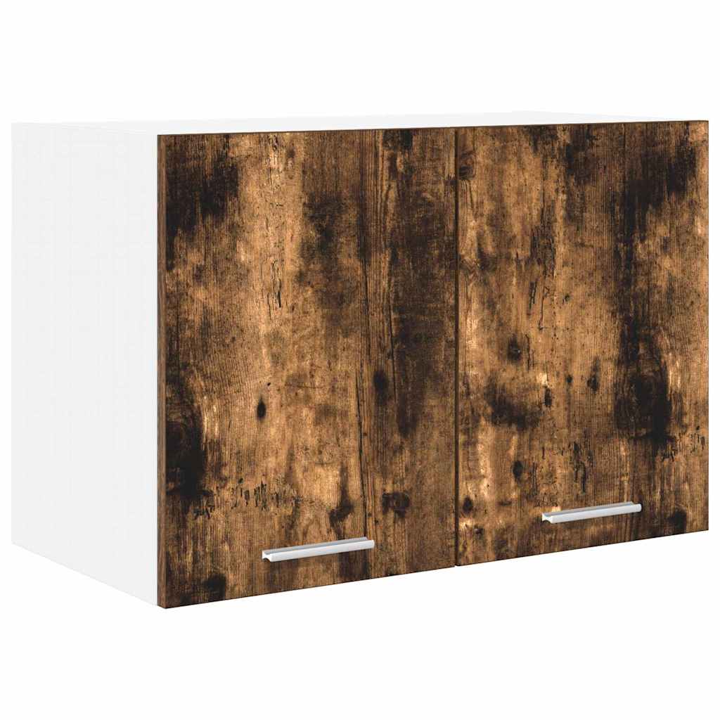 Hængeskab Røget Eg og Hvid 60 x 31 x 40 cm Konstrueret træ