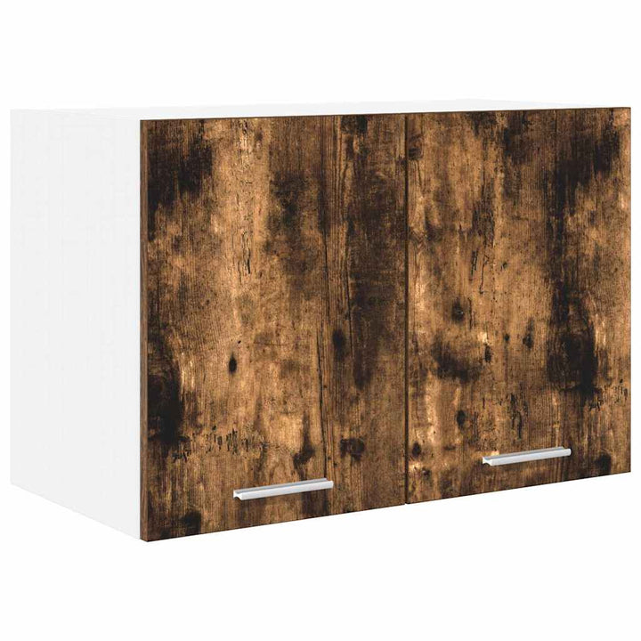 Hængeskab Røget Eg og Hvid 60 x 31 x 40 cm Konstrueret træ