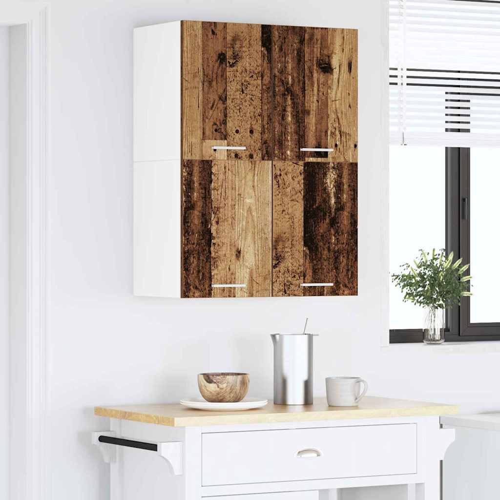 Hængeskab Gammelt træ og Hvid 60 x 31 x 40 cm Konstrueret træ