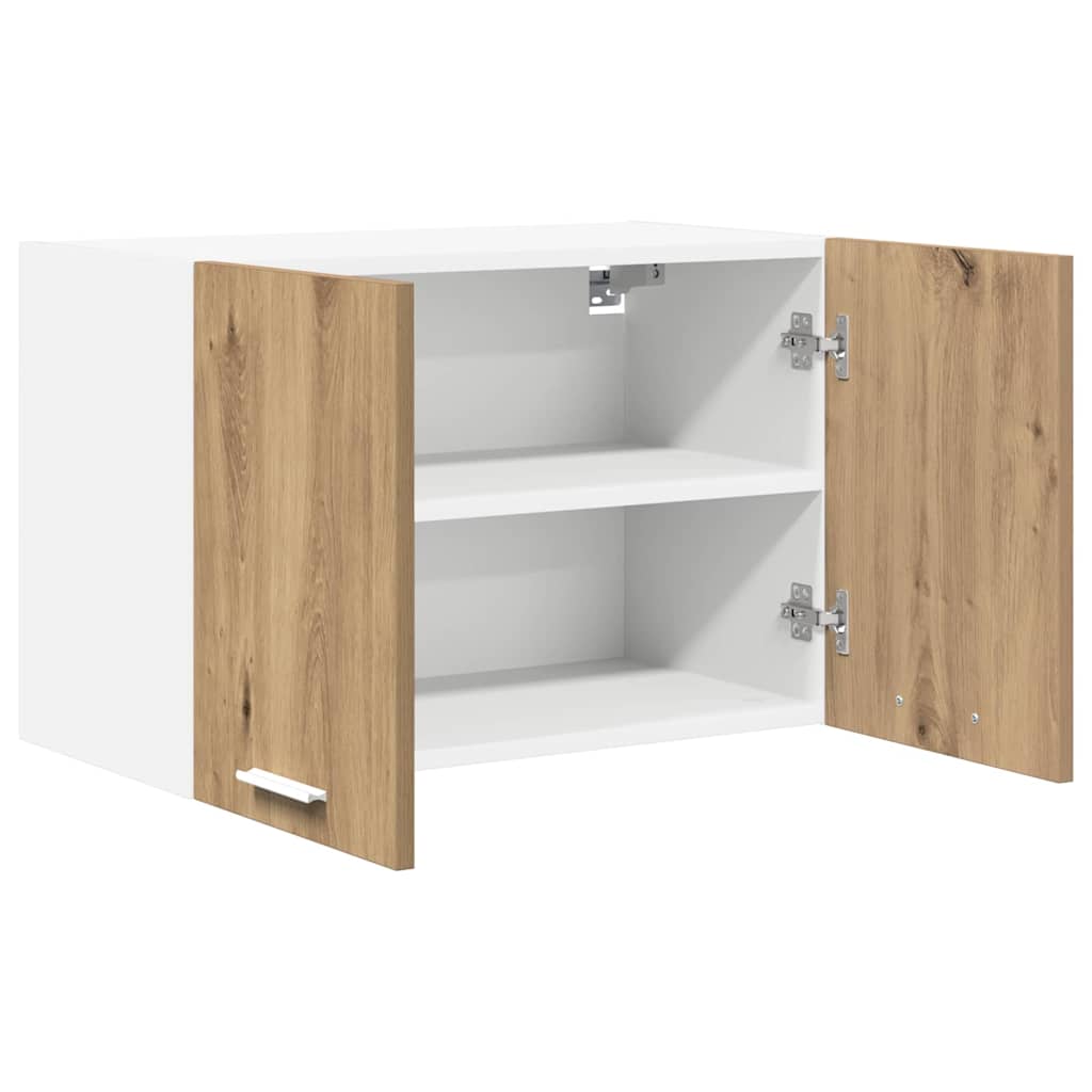 Hængeskab med dør 2 pcs Artisan eg og hvid 60 x 31 x 40 cm