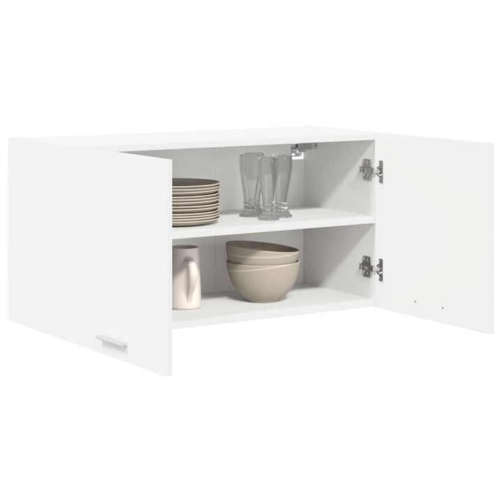 Hængeskab Hvid 80 x 31 x 40 cm Konstrueret træ