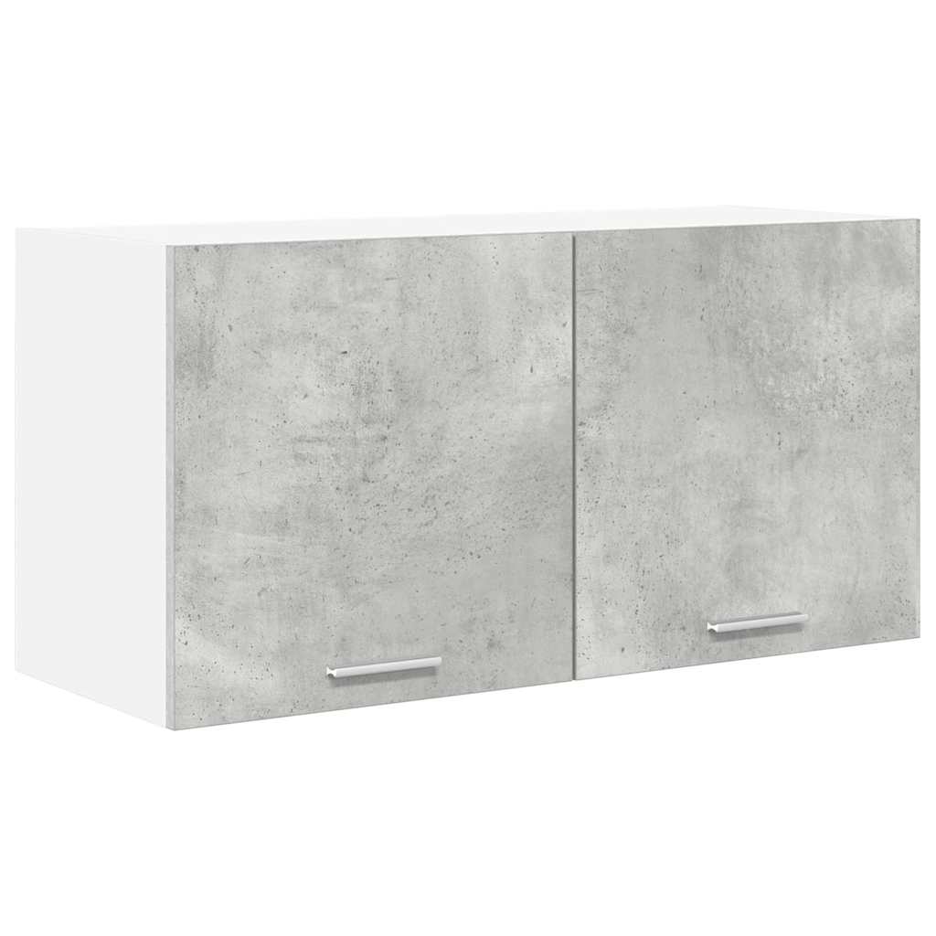 Hængeskab Beton Grå 80 x 31 x 40 cm Konstrueret træ