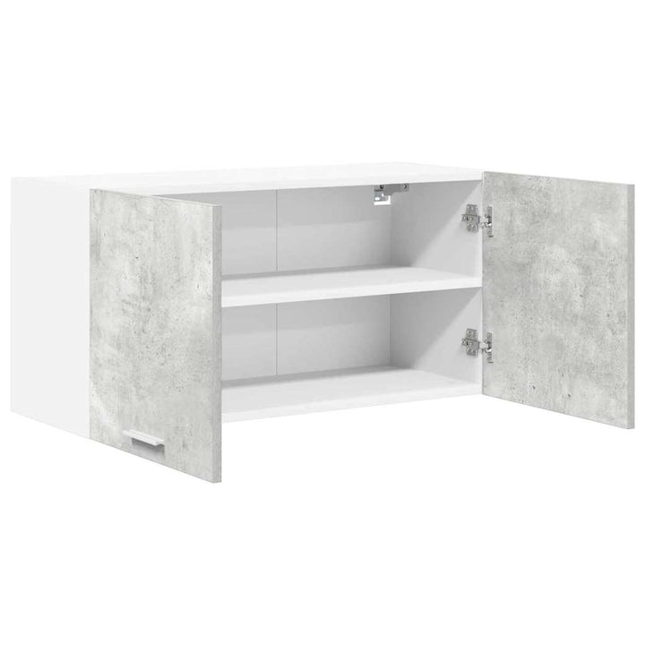 Hængeskab Beton Grå 80 x 31 x 40 cm Konstrueret træ
