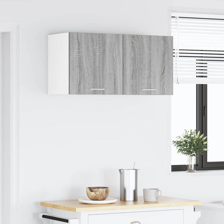 Hængeskab Grå Sonoma 80 x 31 x 40 cm Konstrueret træ