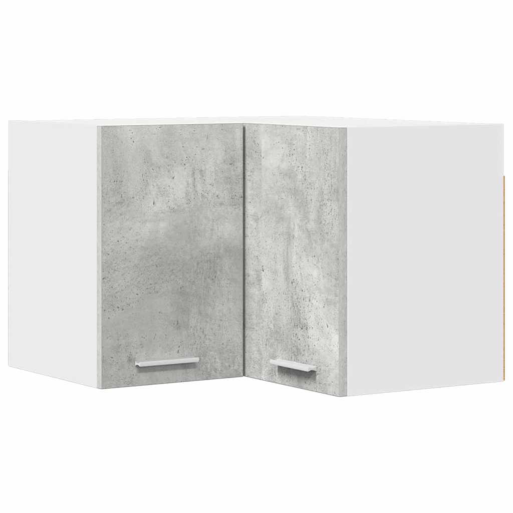 Hængeskab Beton grå og hvid 57 x 57 x 40 cm Konstrueret træ