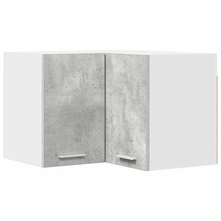 Hængeskab Beton grå og hvid 57 x 57 x 40 cm Konstrueret træ