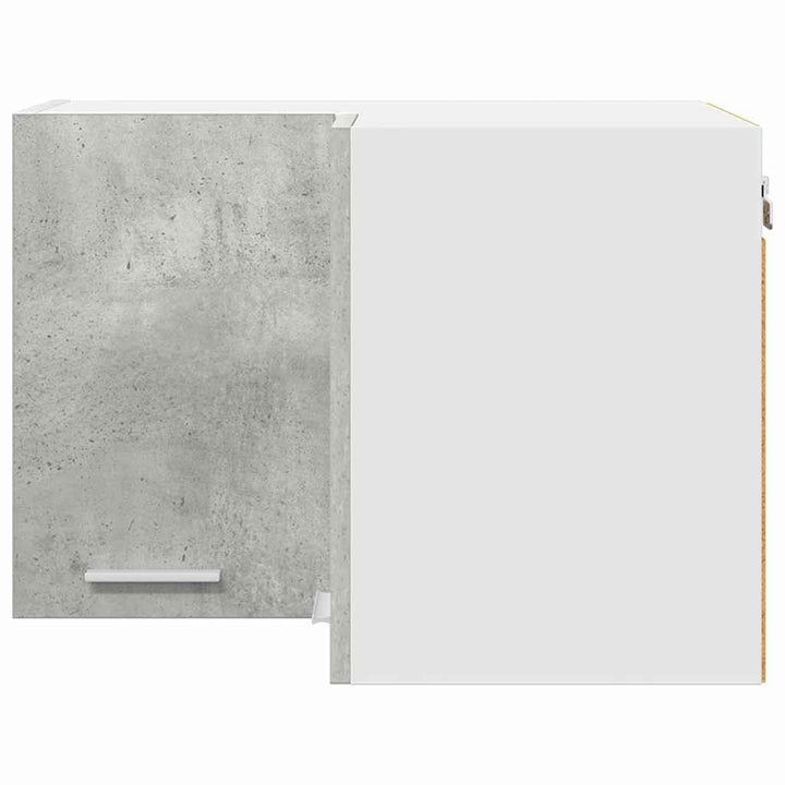 Hængeskab Beton grå og hvid 57 x 57 x 40 cm Konstrueret træ