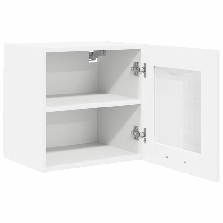 Hængeskab med dør 2 pcs Hvid 40 x 31 x 40 cm Konstrueret træ