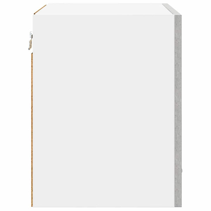 Hængeskab Riga 2 pcs Beton Grå 40 x 31 x 40 cm Konstrueret træ