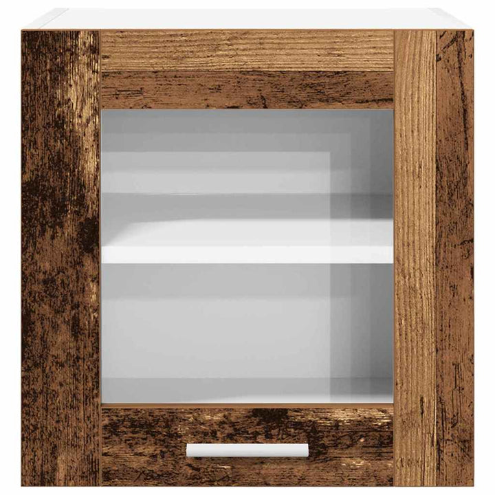 Hængeskab 2 pcs Gammelt træ 40 x 31 x 40 cm Konstrueret træ