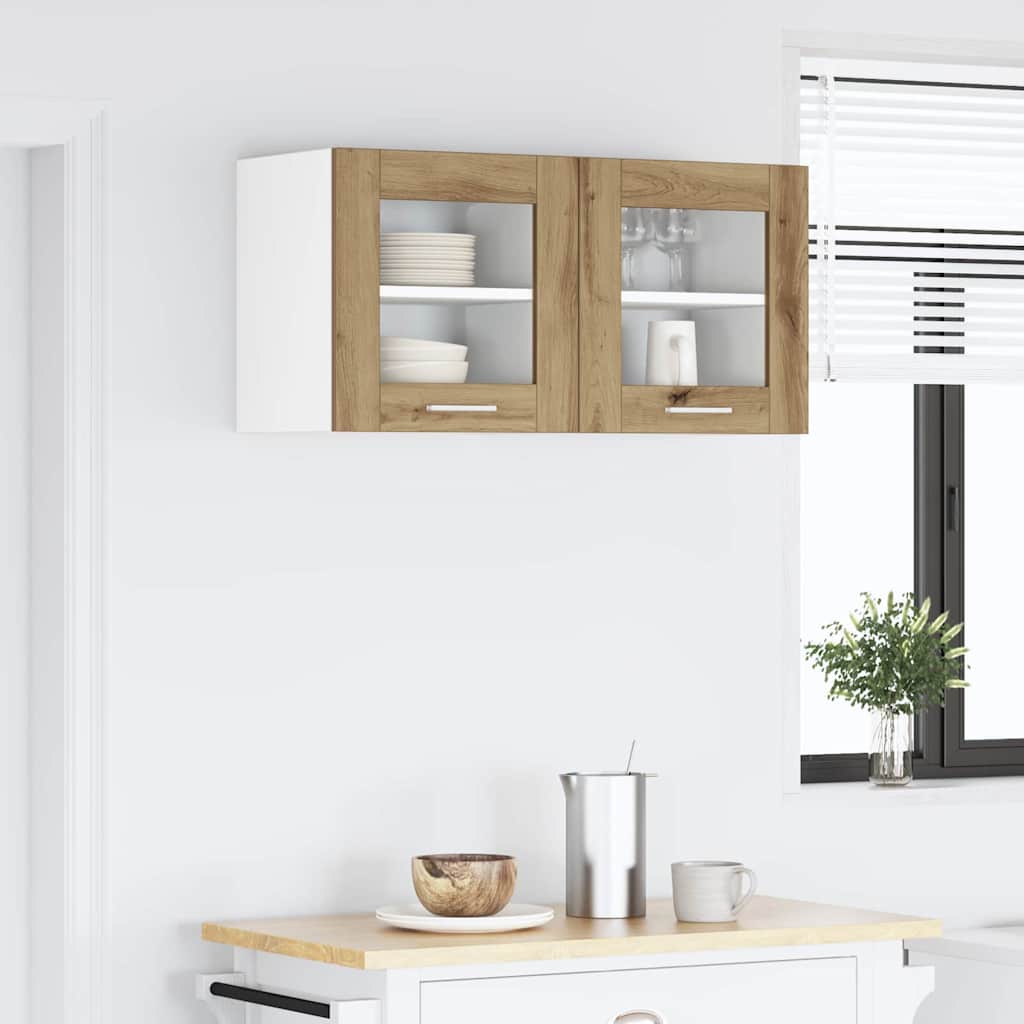 Hængeskab med dør Riga 2 pcs Artisan Egetræ 40 x 31 x 40 cm