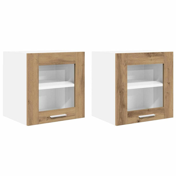 Hængeskab med dør Riga 2 pcs Artisan Egetræ 40 x 31 x 40 cm