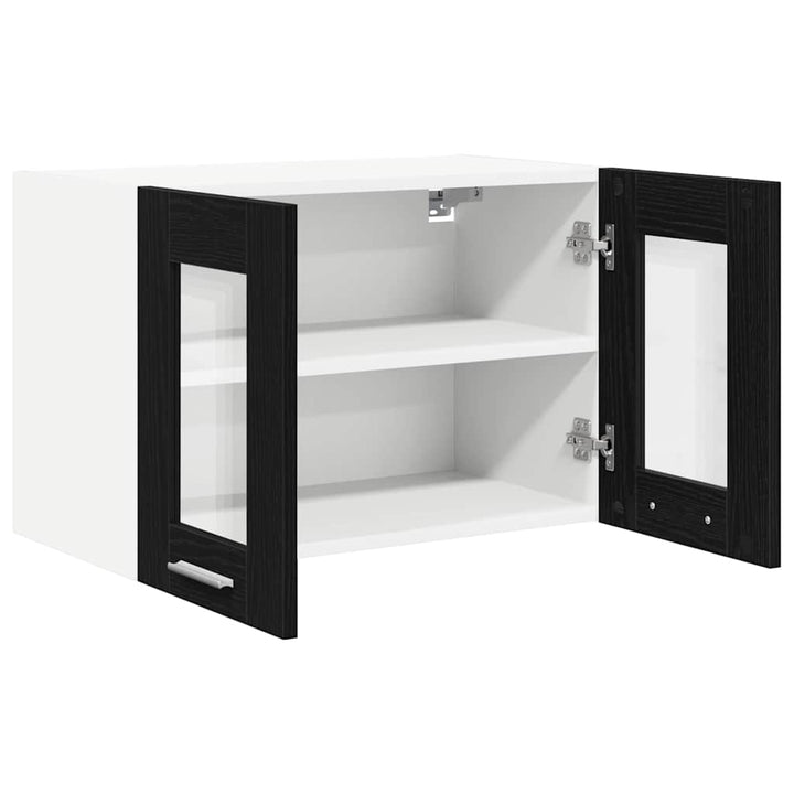Hængeskab Sort eg 60 x 31 x 40 cm Konstrueret træ