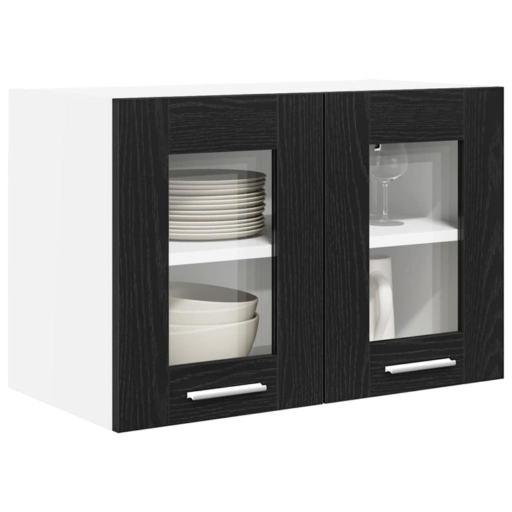Hængeskab Sort eg 60 x 31 x 40 cm Konstrueret træ