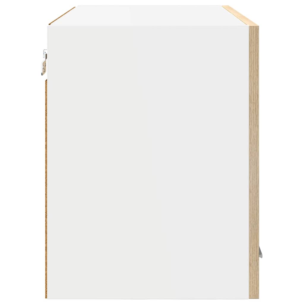Hængeskab 2 pcs Sonoma eg 60 x 31 x 40 cm Konstrueret træ