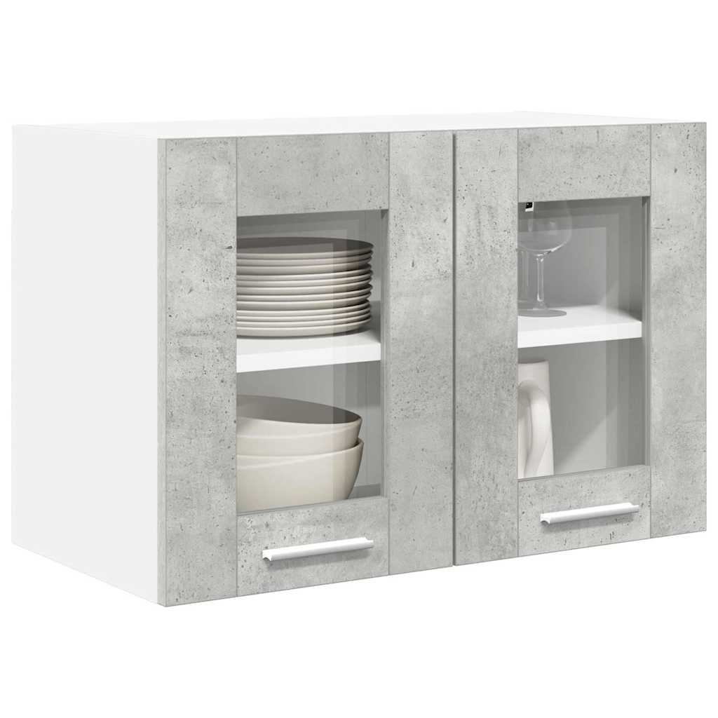 Hængeskab Beton Grå 60 x 31 x 40 cm Konstrueret træ