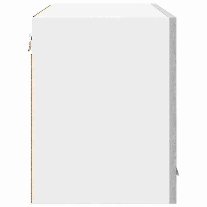 Hængeskab Beton Grå 60 x 31 x 40 cm Konstrueret træ