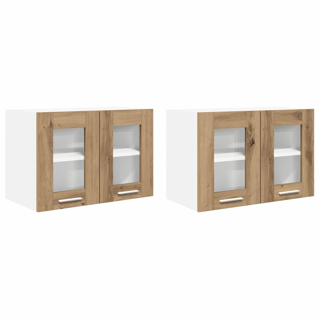 Hængeskab med dør Riga 2 pcs Artisan Egetræ 60 x 31 x 40 cm