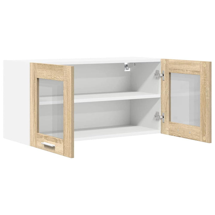 Hængeskab Sonoma Eg og Hvid 80 x 31 x 40 cm Konstrueret træ