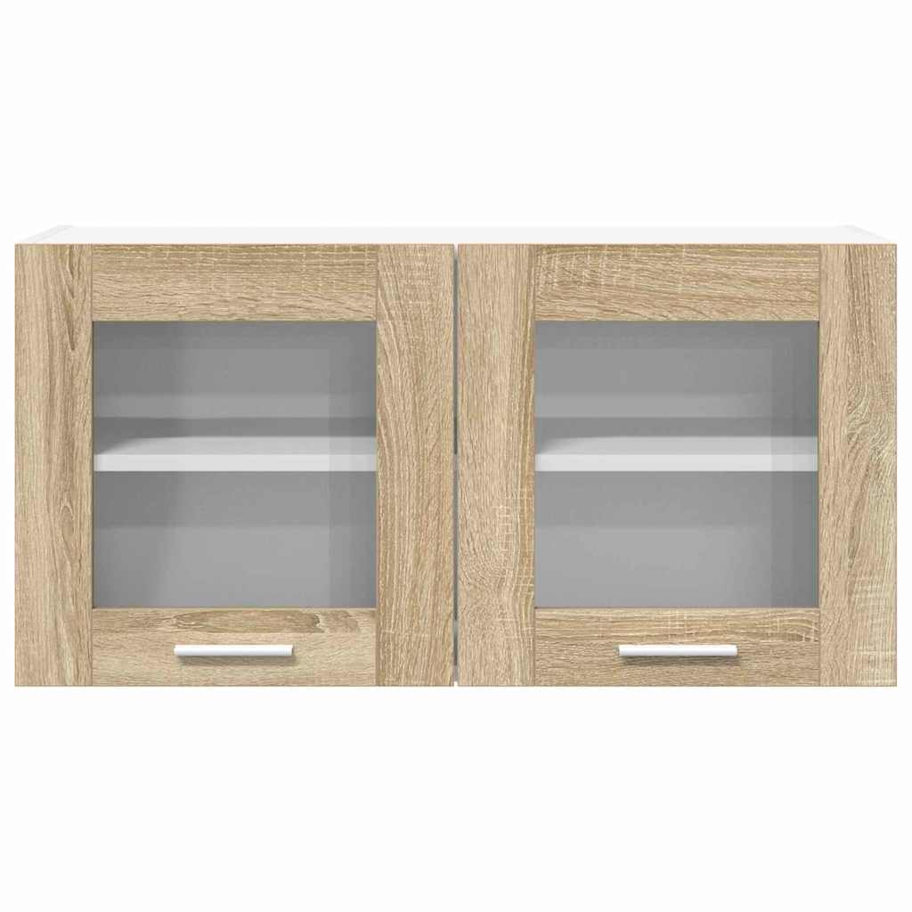 Hængeskab Sonoma Eg og Hvid 80 x 31 x 40 cm Konstrueret træ