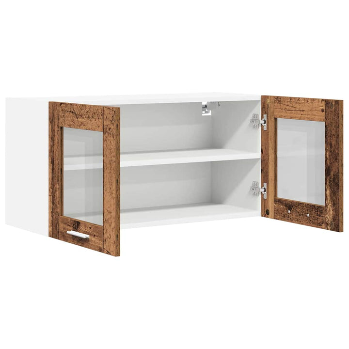 Hængeskab Gammelt træ og Hvid 80 x 31 x 40 cm Konstrueret træ