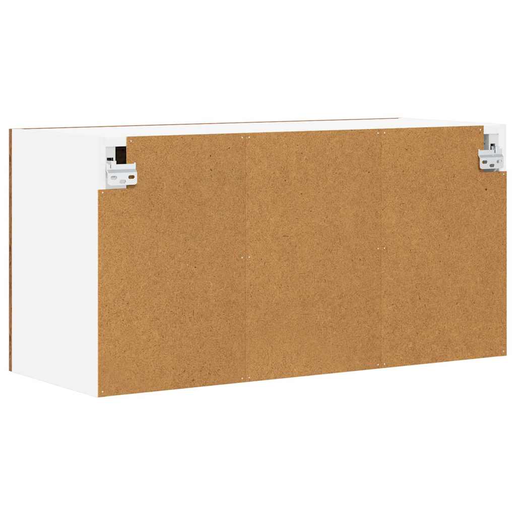 Hængeskab Gammelt træ og Hvid 80 x 31 x 40 cm Konstrueret træ