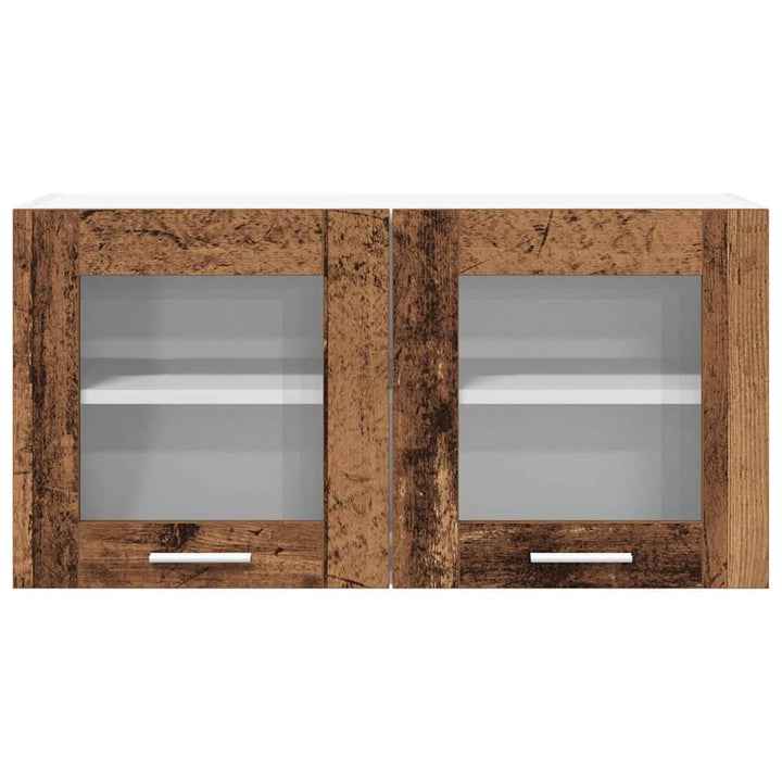 Hængeskab Gammelt træ og Hvid 80 x 31 x 40 cm Konstrueret træ